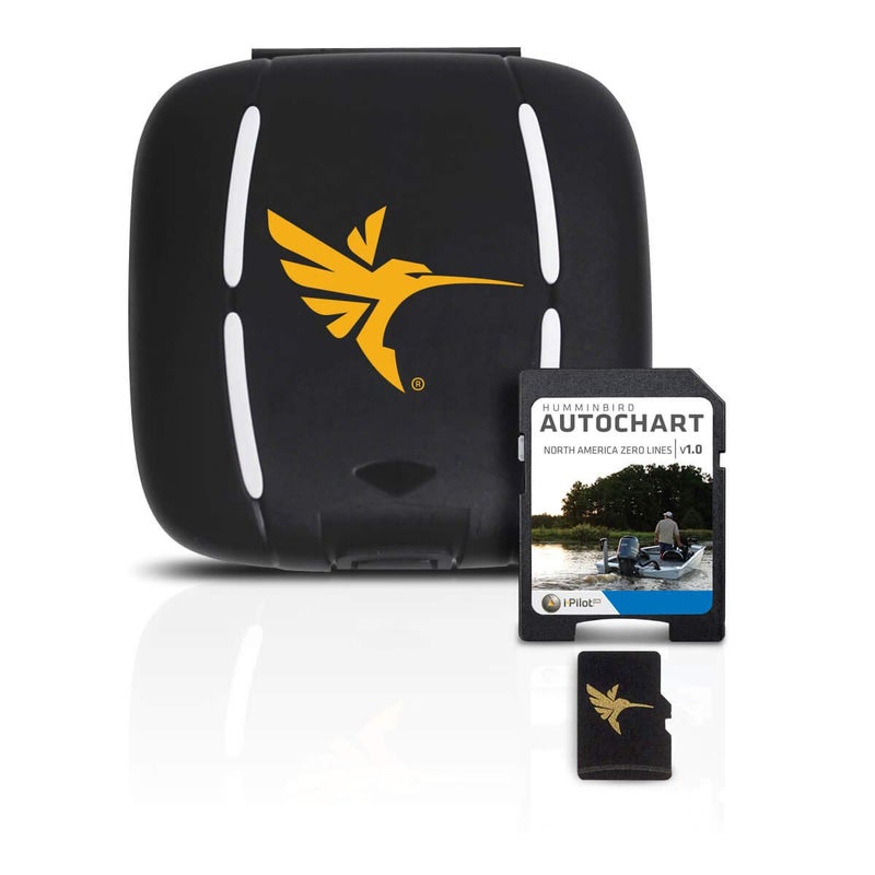 بطاقة SD لخريطة Humminbird 600033-1 AutoChart Zero Line لأمريكا الشمالية، بيج